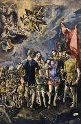 El Greco The Martyrdom of St Maurice china oil painting reproduction